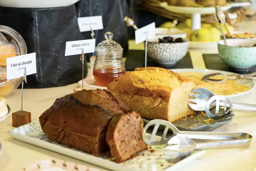 Buffet du petit-déjeuner de l'hôtel